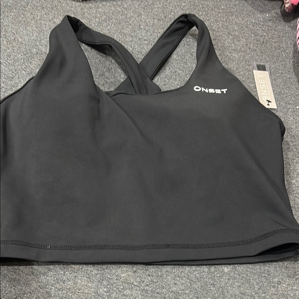 Onset Women's Black Sports Bra